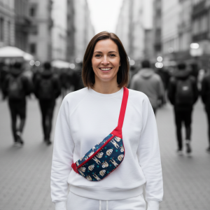 saszetka rękodzieło upcycling