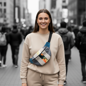 saszetka rękodzieło upcycling
