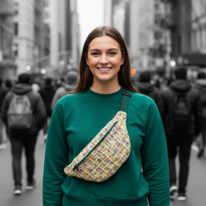saszetka rękodzieło upcycling